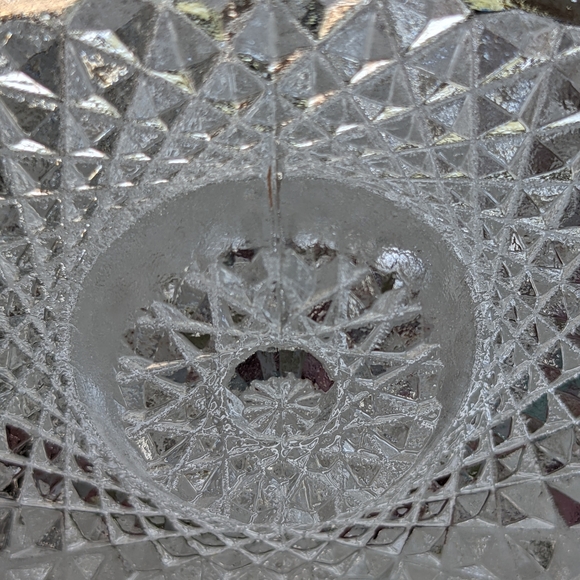 Imperial Glass Crystal bowl EUC Vintage footed candy dish - Picture 4 of 12